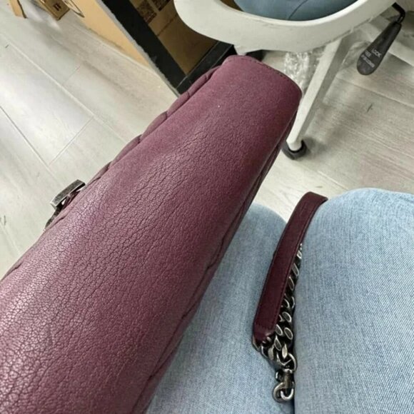 100%  Authentic Yves Saint Laurent Large Matelasse Shoulder Bag - Picture 6 of 16